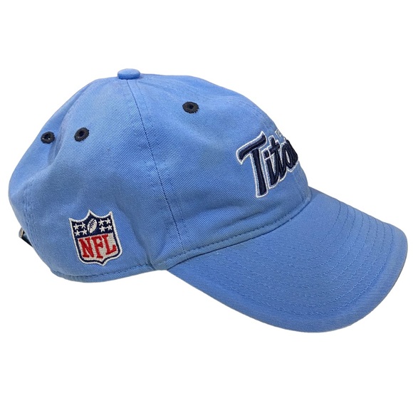 Tennessee Titans Blue NFL Reebok Strap-back Baseball Hat Cap Golf Team Apparel - Picture 2 of 7